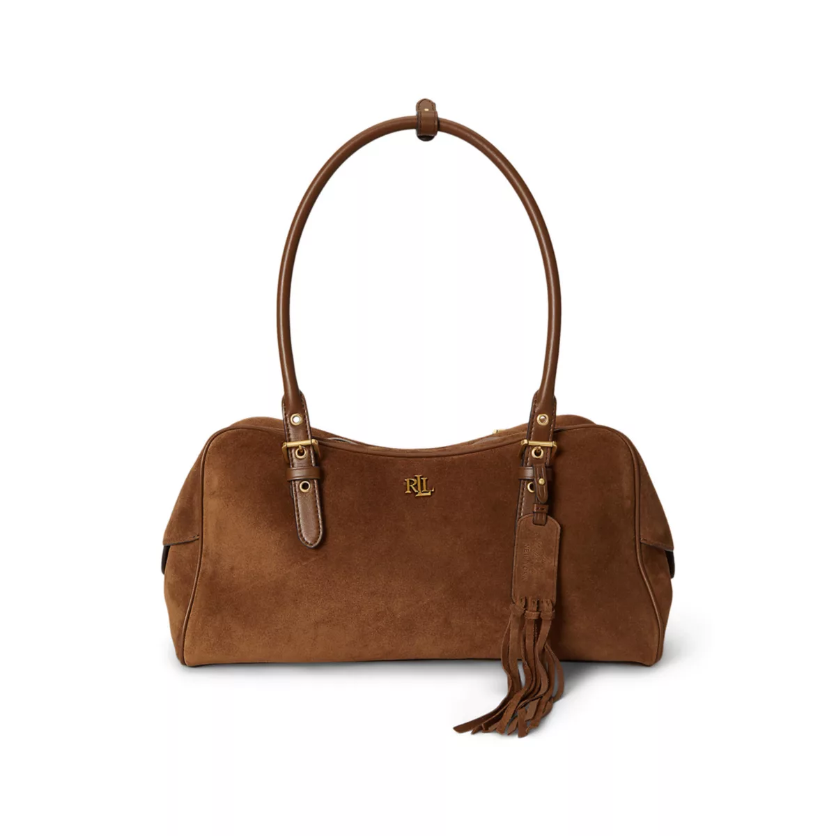Suede Large Marcy Zip Satchel - 3