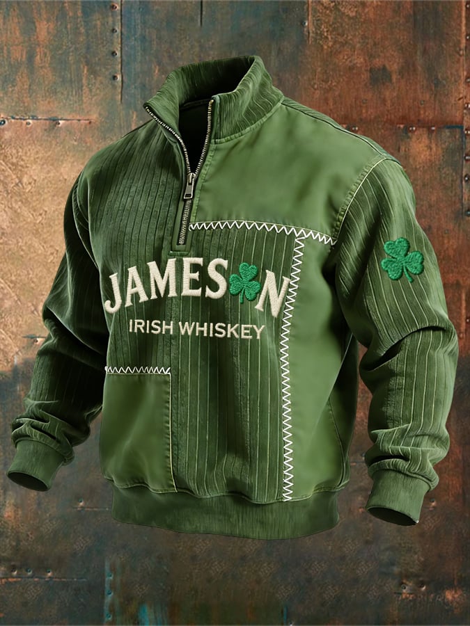 Sudadera St. Patrick's Day estampado para hombre