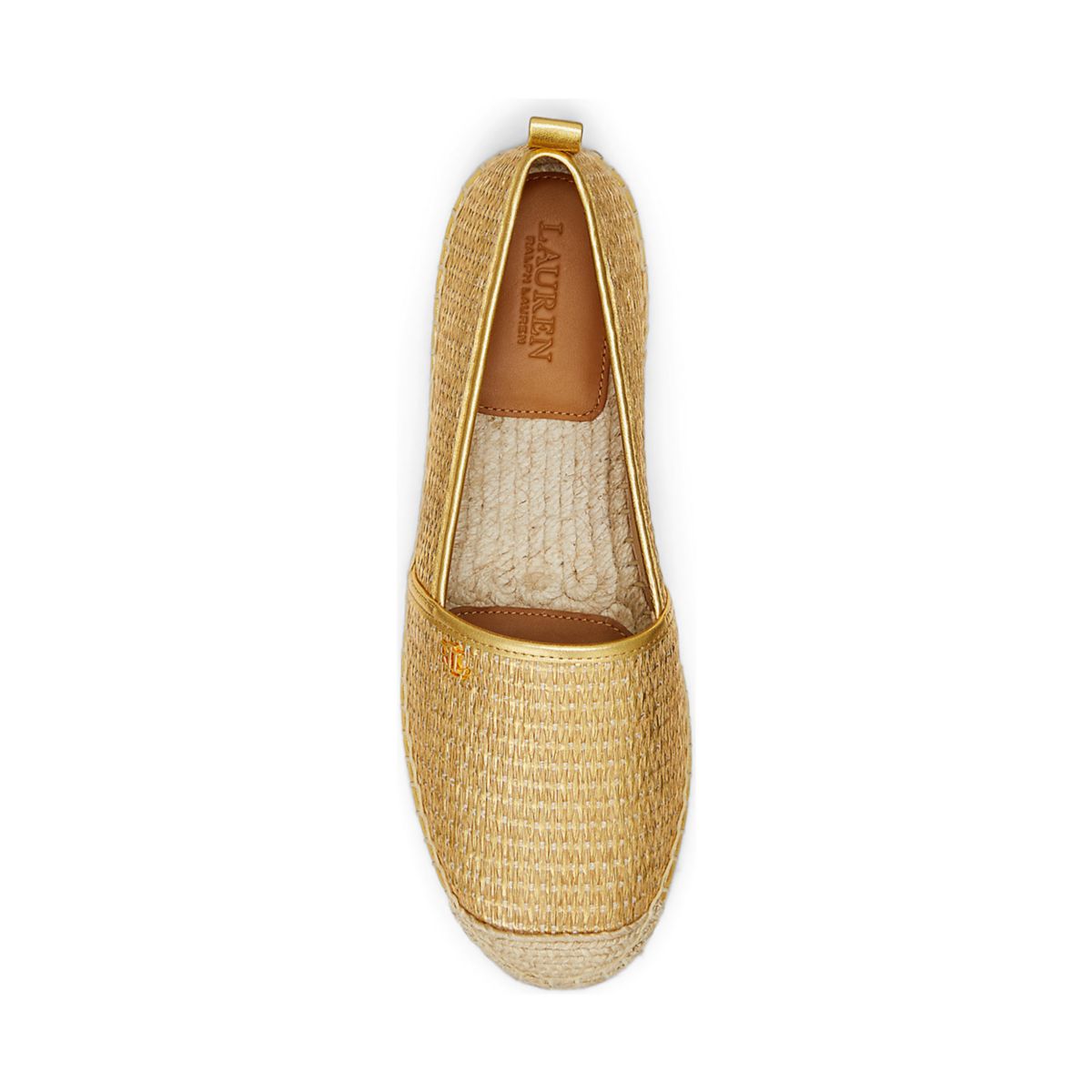 Cameryn III Metallic Straw Espadrille Flats - 4