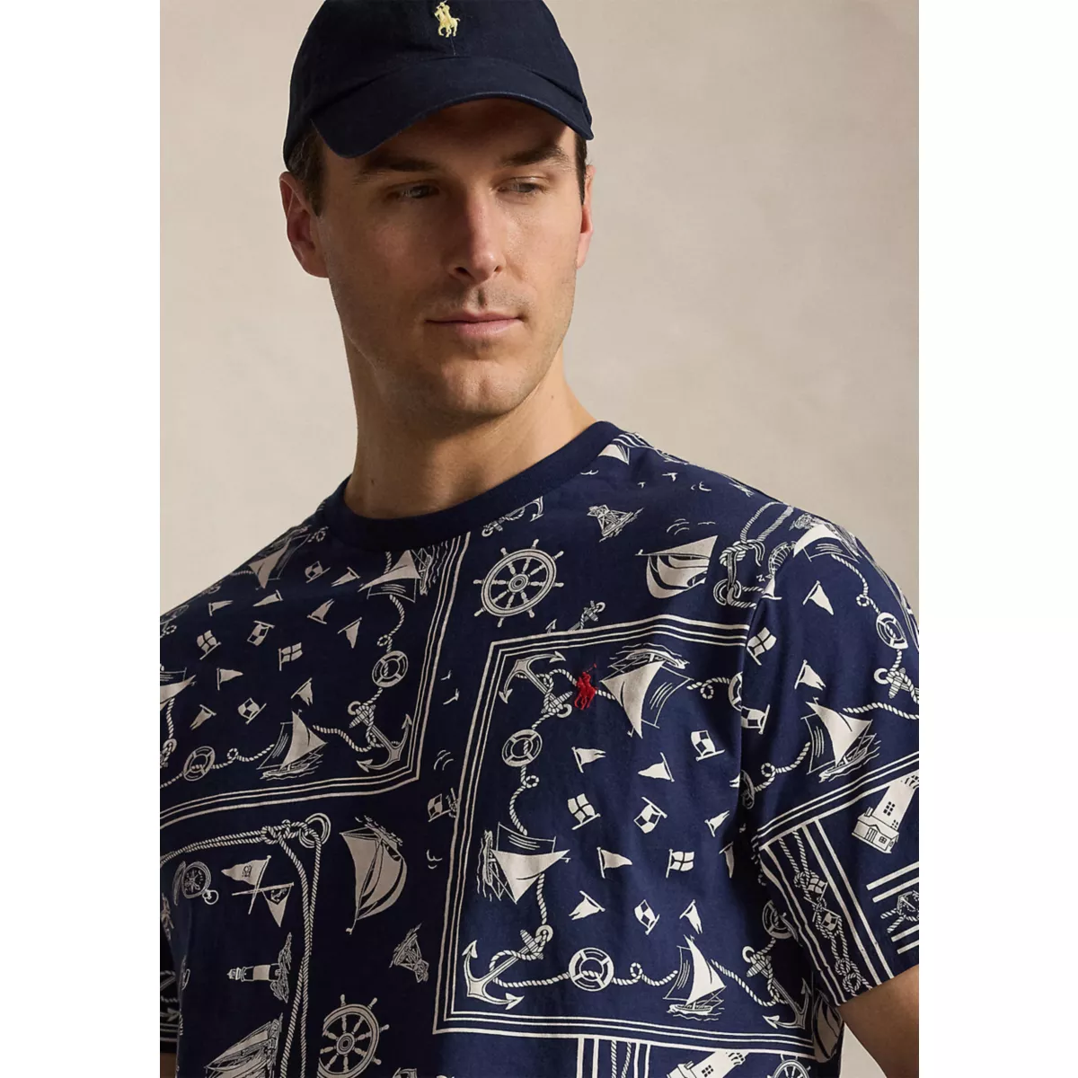 Big & Tall Bandana Jersey T-Shirt - 3