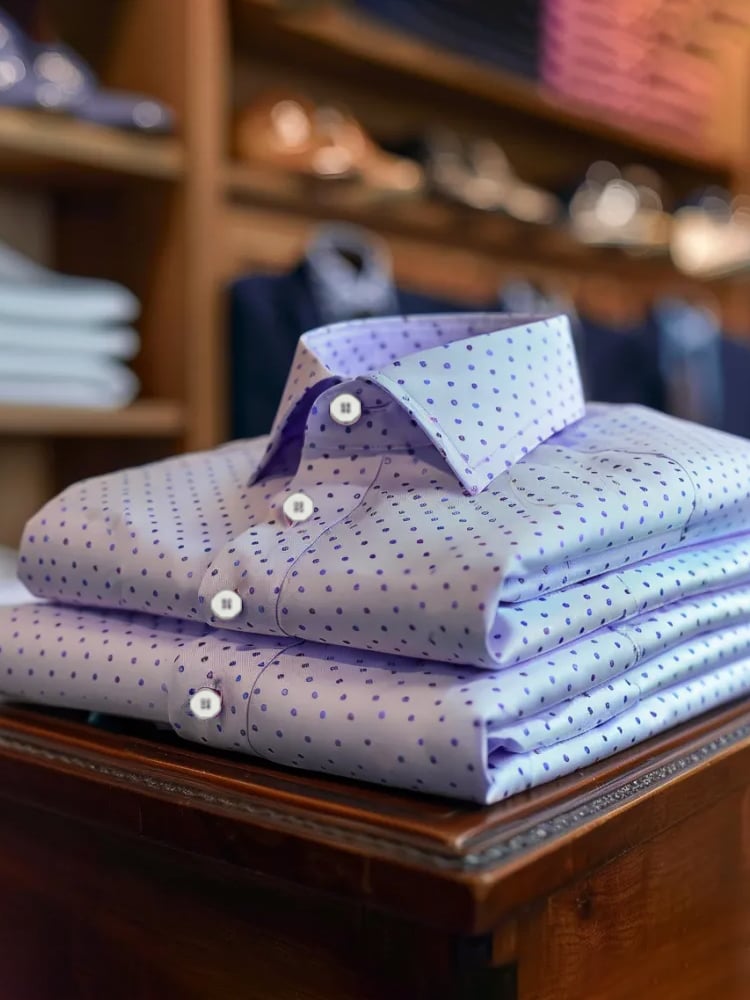 Camisa ejecutivo de lujo de manga larga para hombre