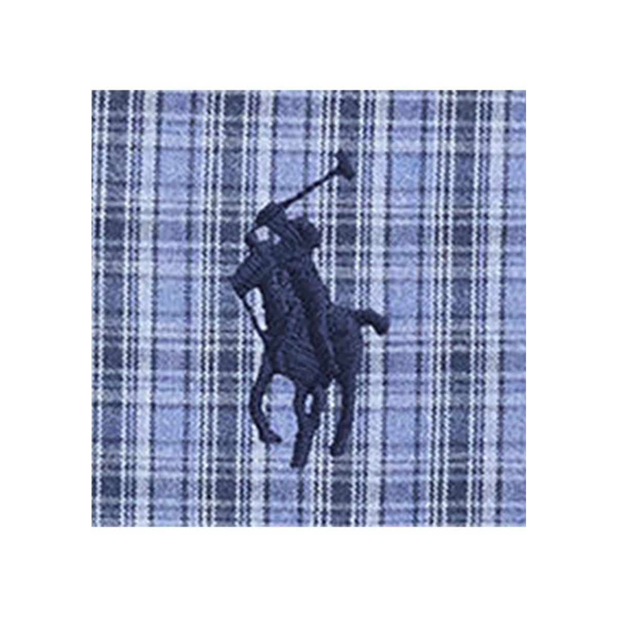 Big & Tall Plaid Brushed Oxford Shirt - 5