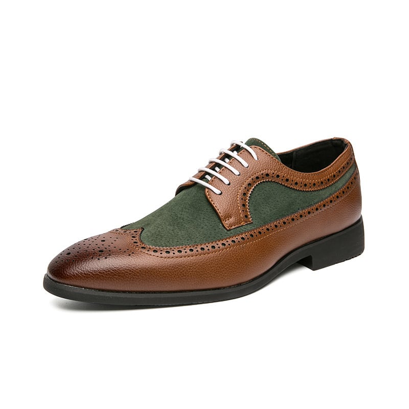 Zapatos de modaable British Comfortable casual Pointed Toe All-Match cuero