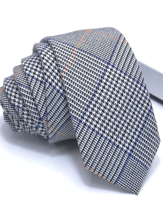 De modaable casual Versatile ejecutivo de algodón And de lino Tie para hombre