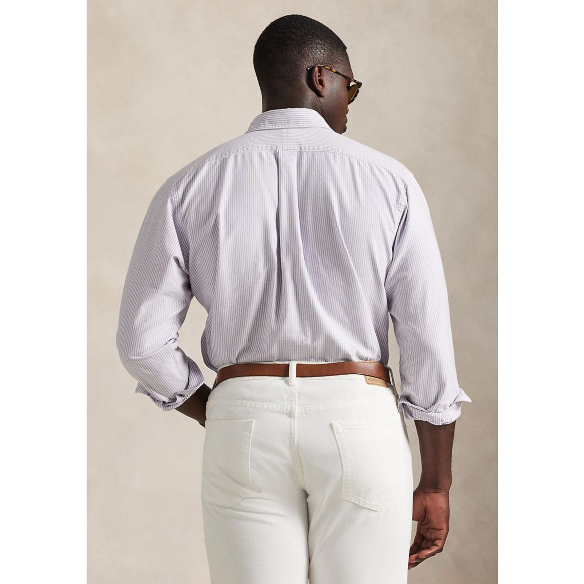 Big & Tall Striped Oxford Shirt - 2
