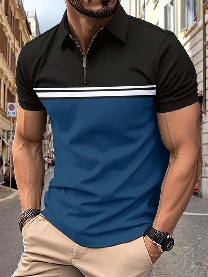 Camisa polo de moda casual para hombre