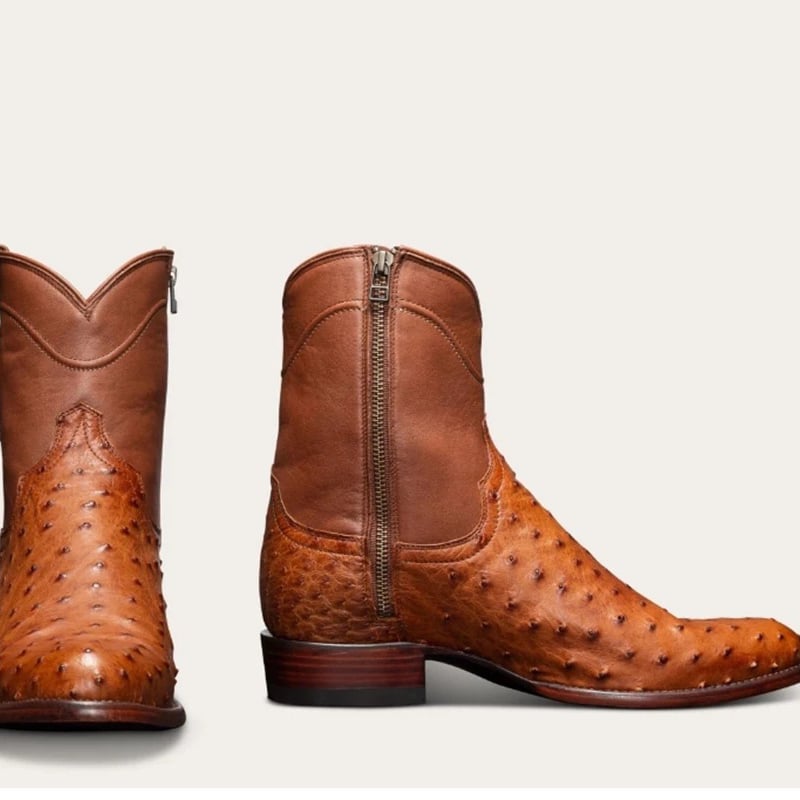 Botas Pointed Toe Side cierre British Style para hombre