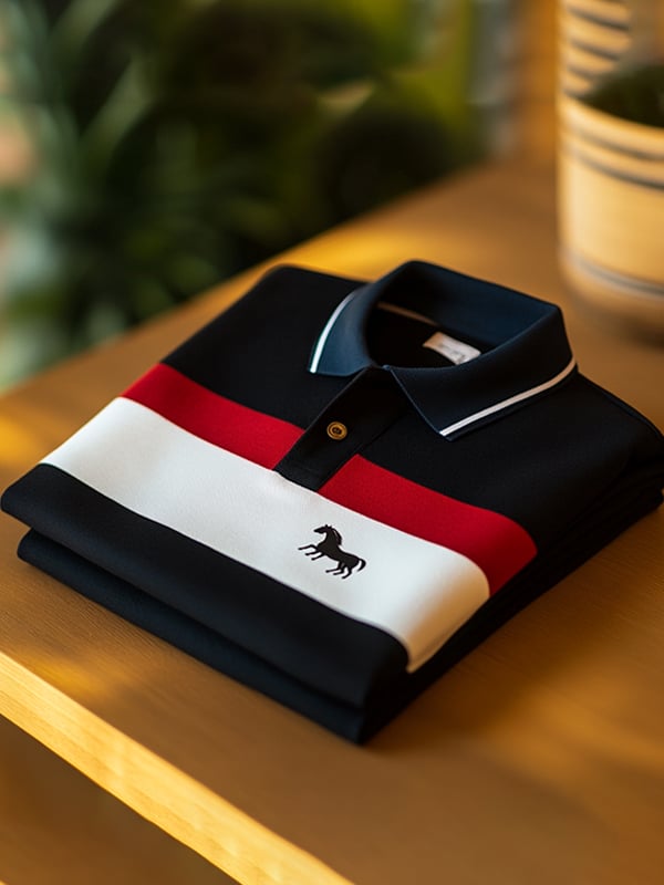 Camisa polo ejecutivo casual Button de manga corta para hombre