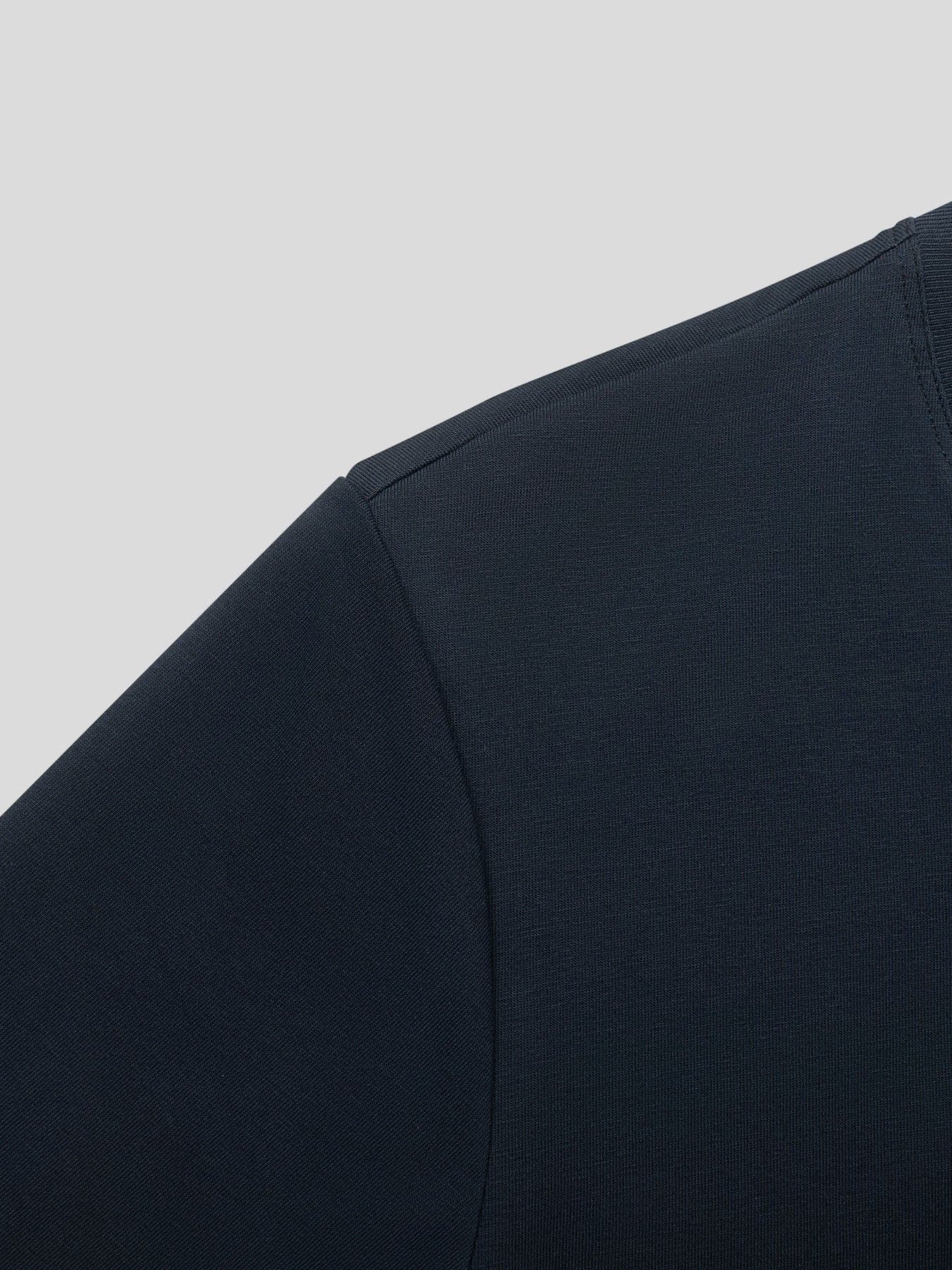StaySmooth de manga larga Curve Hem Tee: de corte entallado