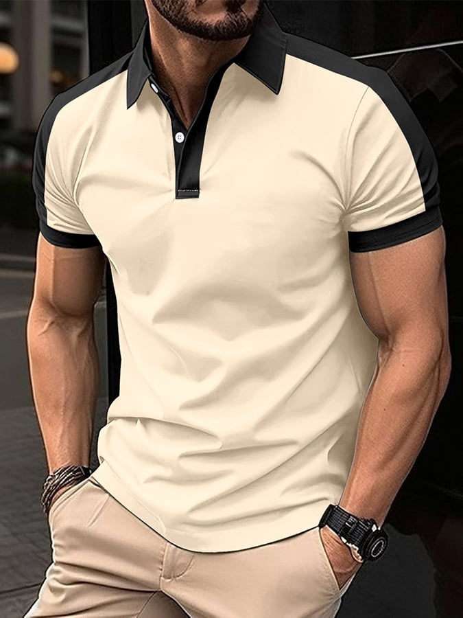Camisa polo de moda casual para hombre