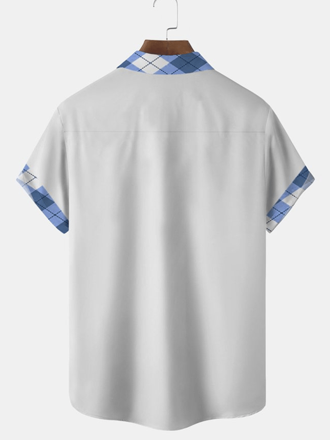 Estampado casual Resorcamiseta para hombre