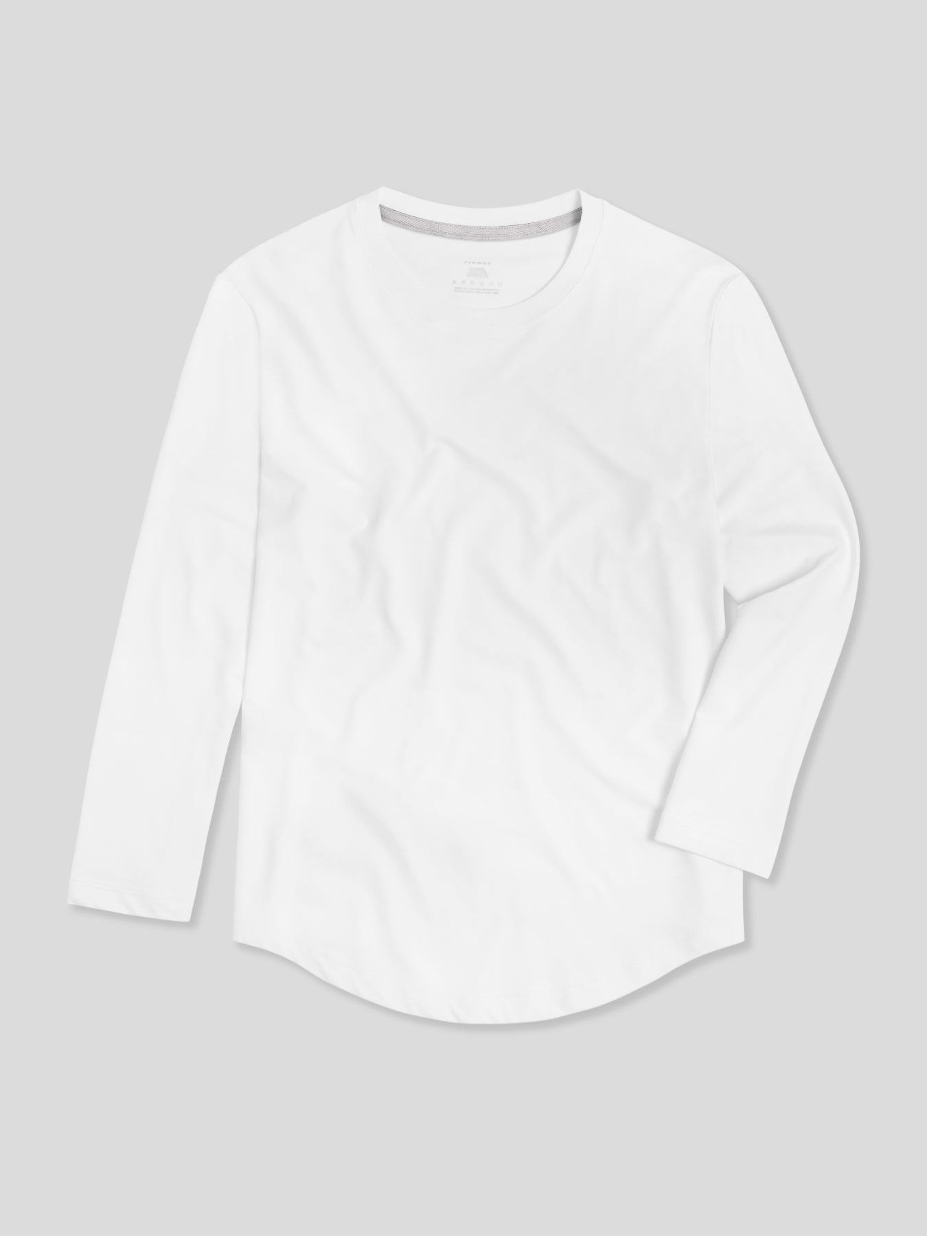 StaySmooth de manga larga Elongated Tee:de corte entallado