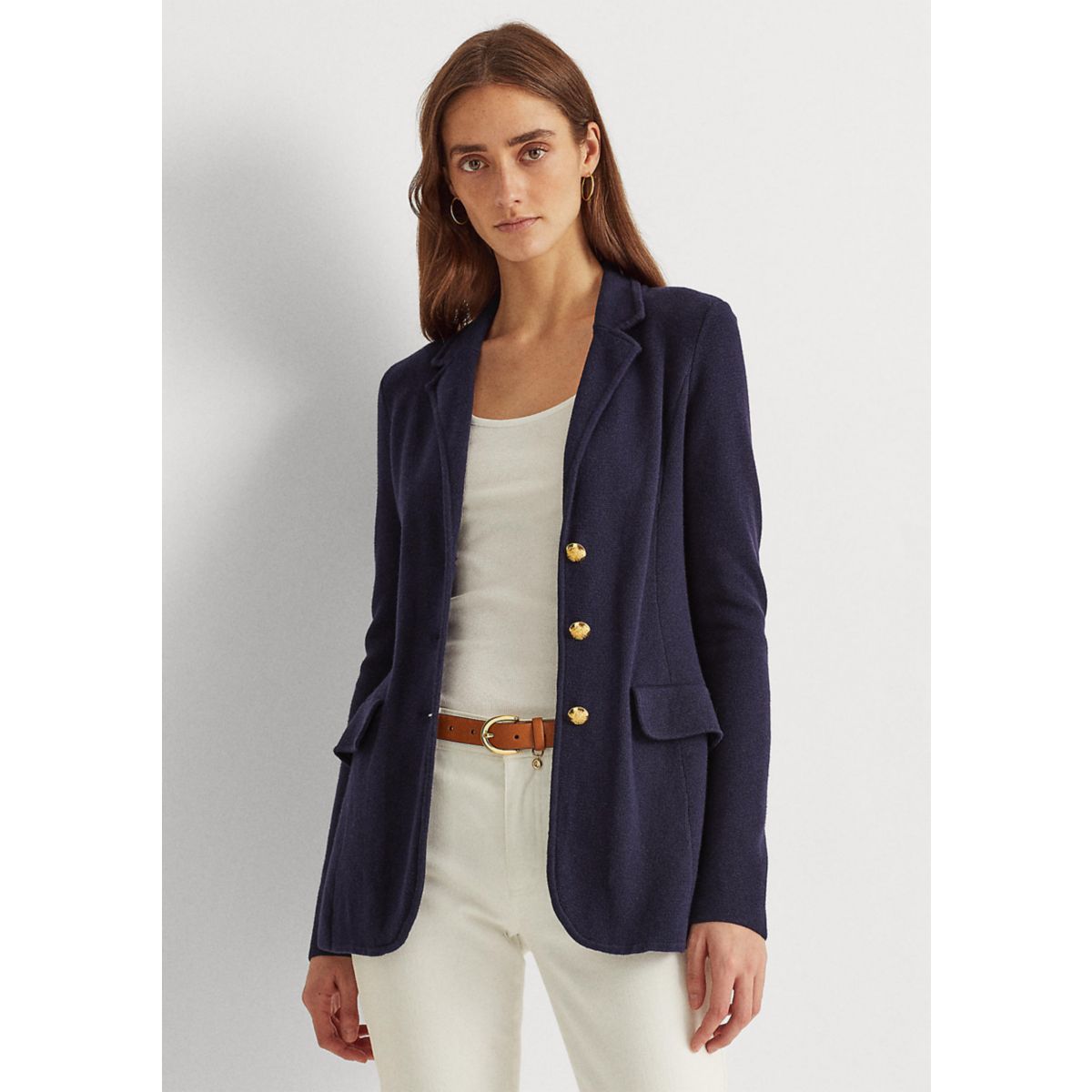 Sweater Knit Blazer - 1