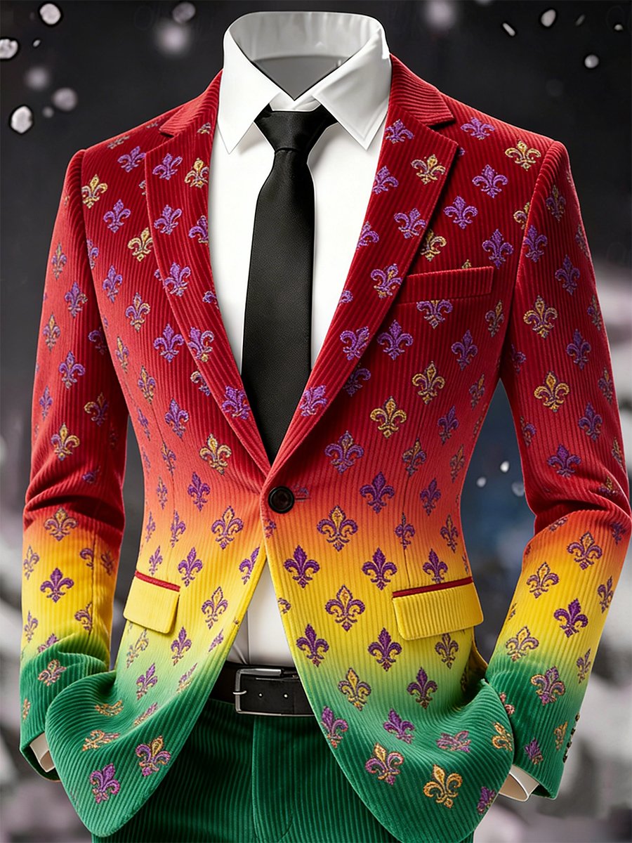 Chaqueta ejecutivo casual Carnival pana Suit para hombre