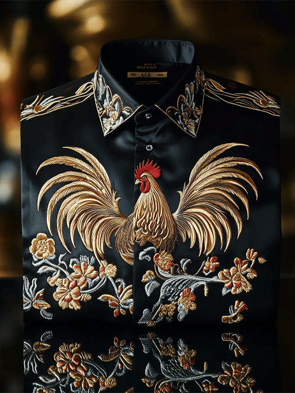 Camisa de lujo Gorgeous de manga larga para hombre