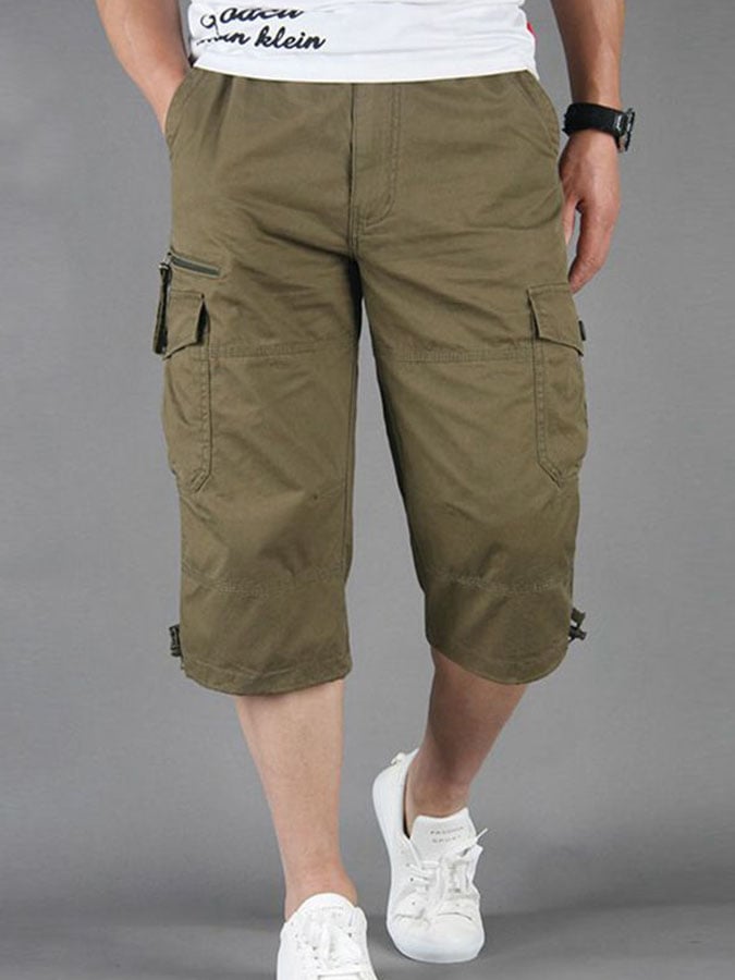 Pantalón casual para trabajowear Cropped para hombre