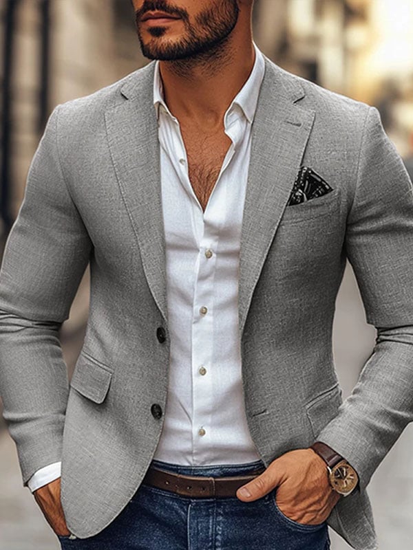 A cuadros casual Suit para hombre