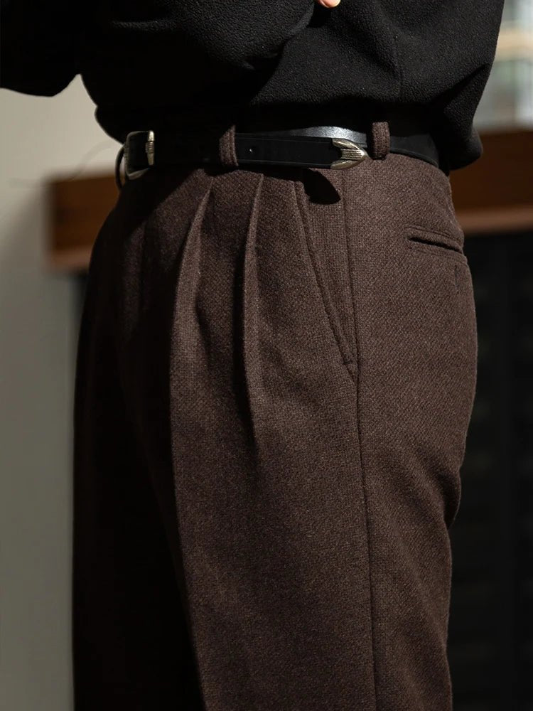 Pantalón Hollywood waist straight-leg long