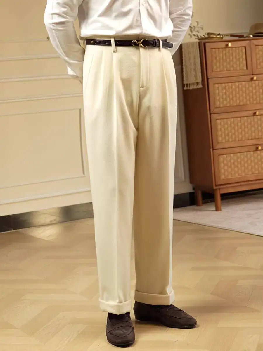 Hollywood wool blend trousers