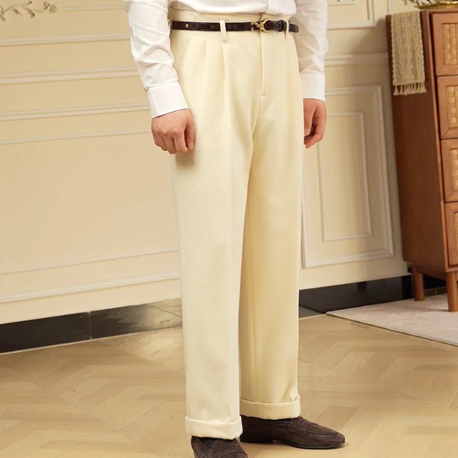 Hollywood wool blend trousers
