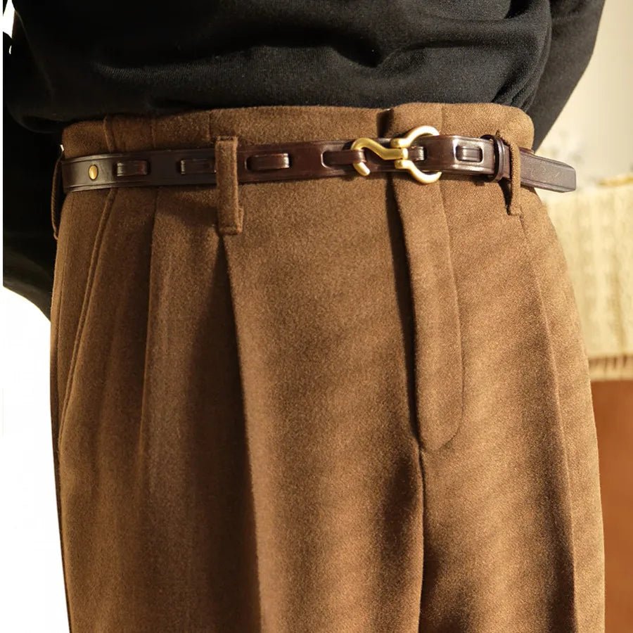 Hollywood wool blend trousers
