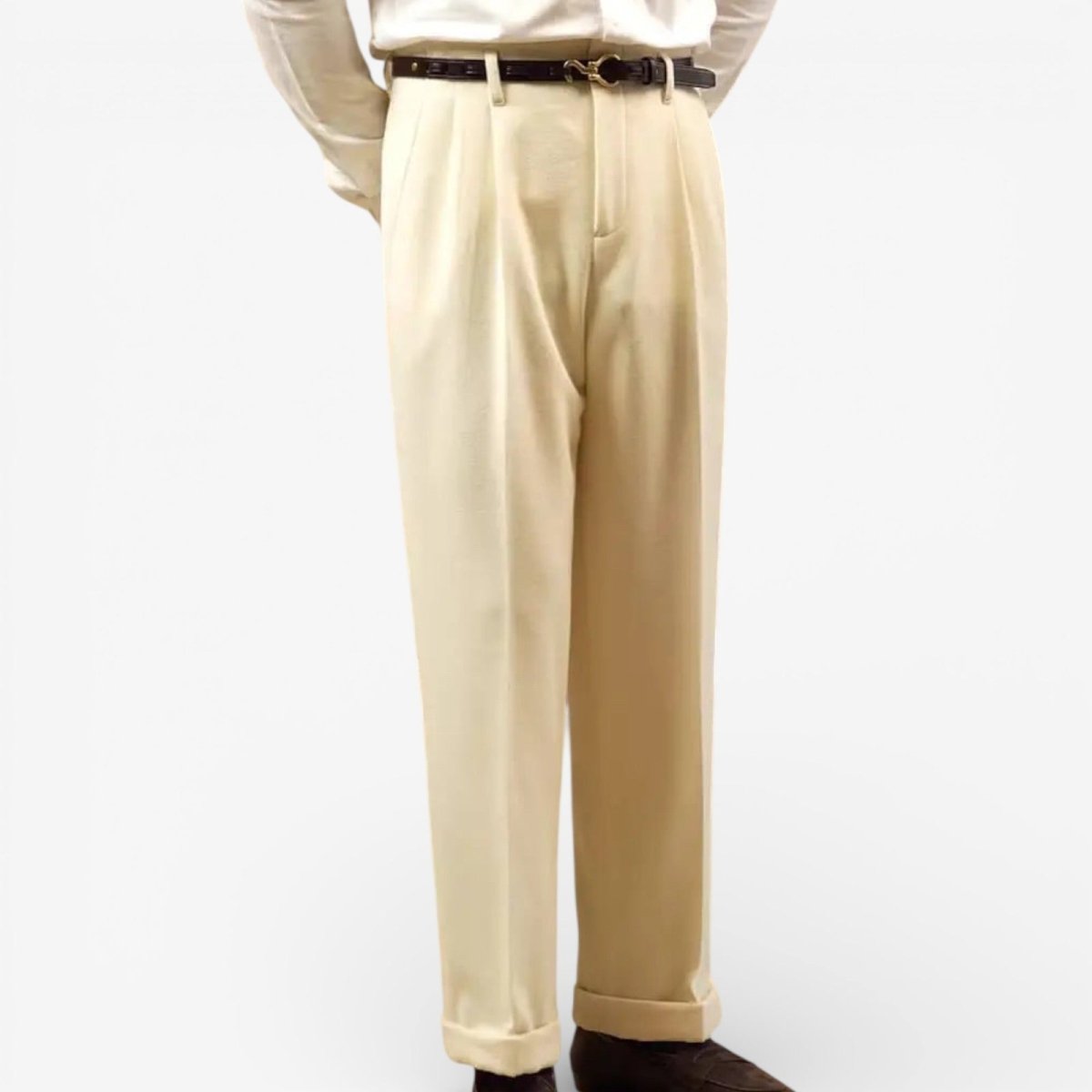 Hollywood wool blend trousers