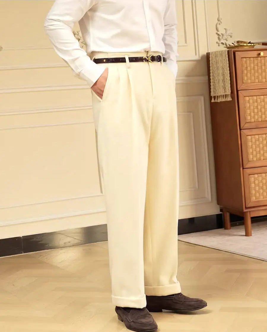 Hollywood wool blend trousers