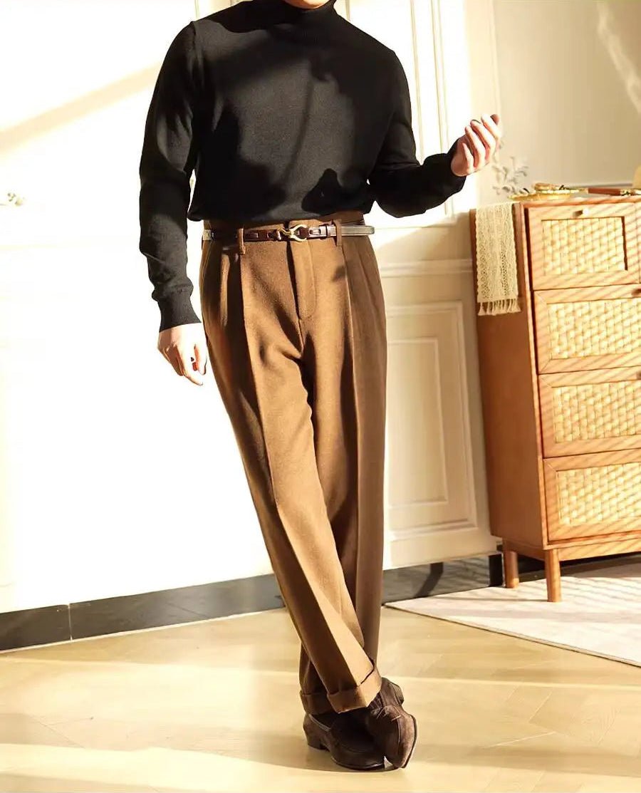 Hollywood wool blend trousers