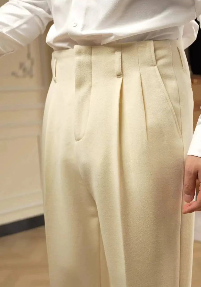 Hollywood wool blend trousers