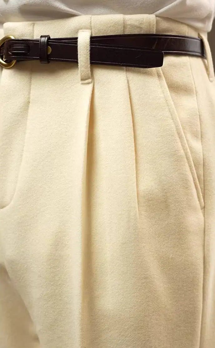 Hollywood wool blend trousers