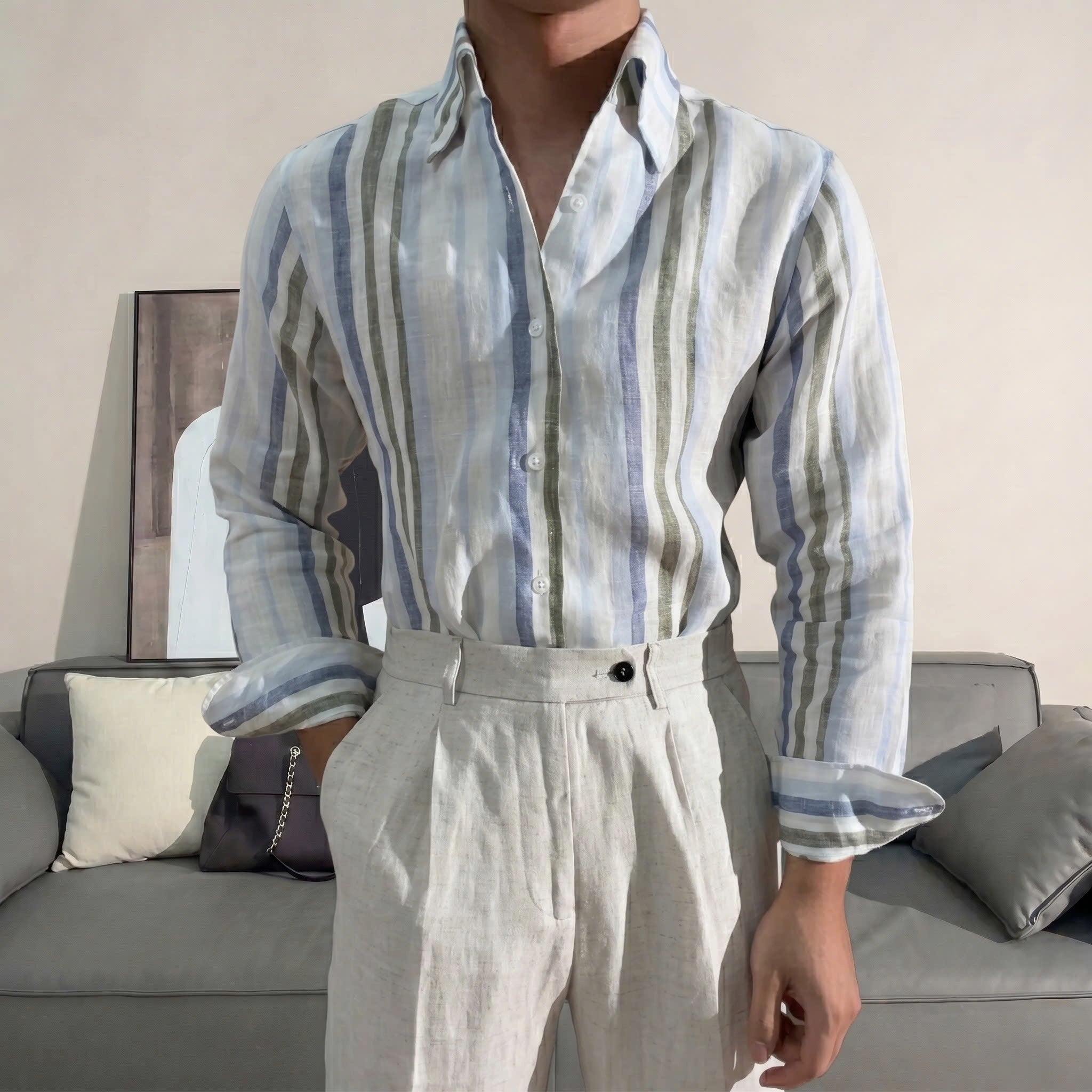 Camisa de lino Monterey Set