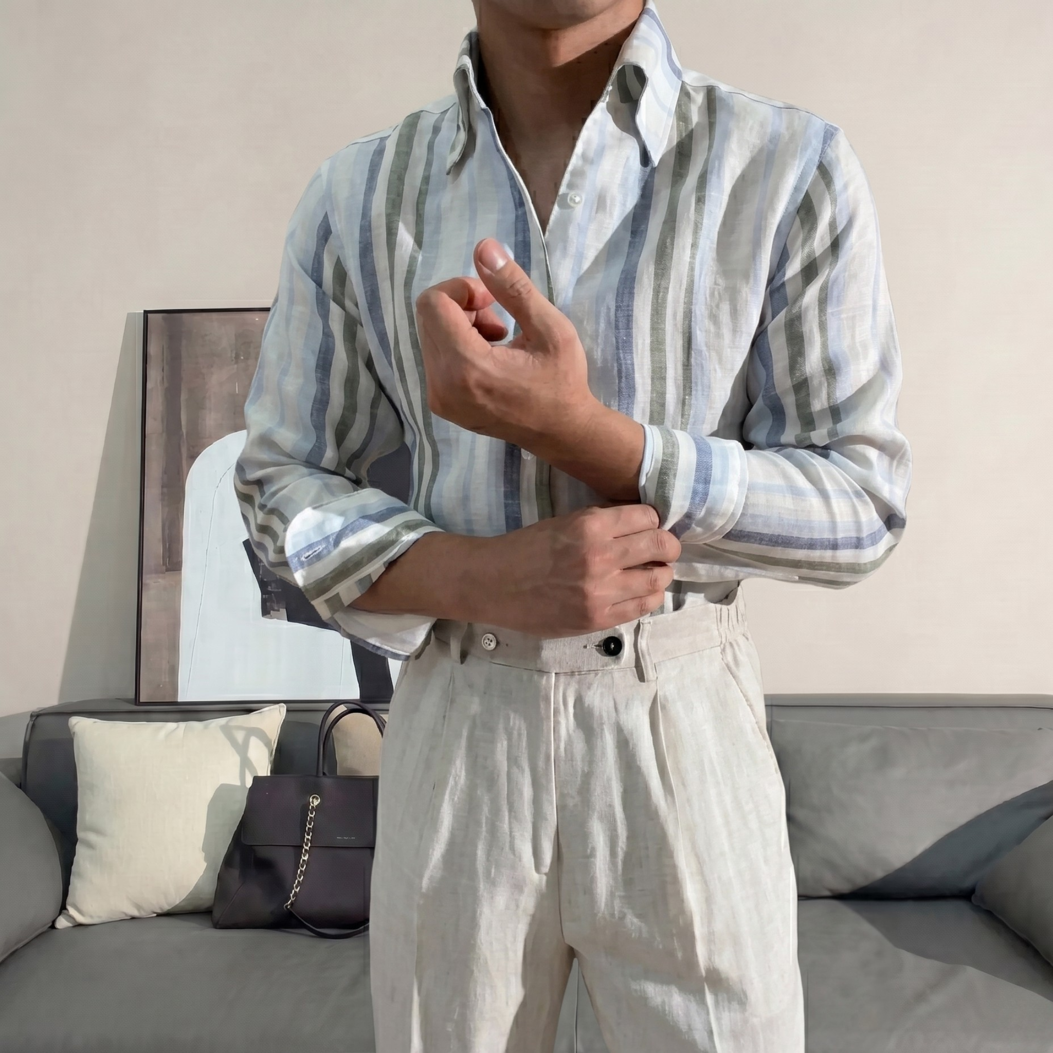 Camisa de lino Monterey Set