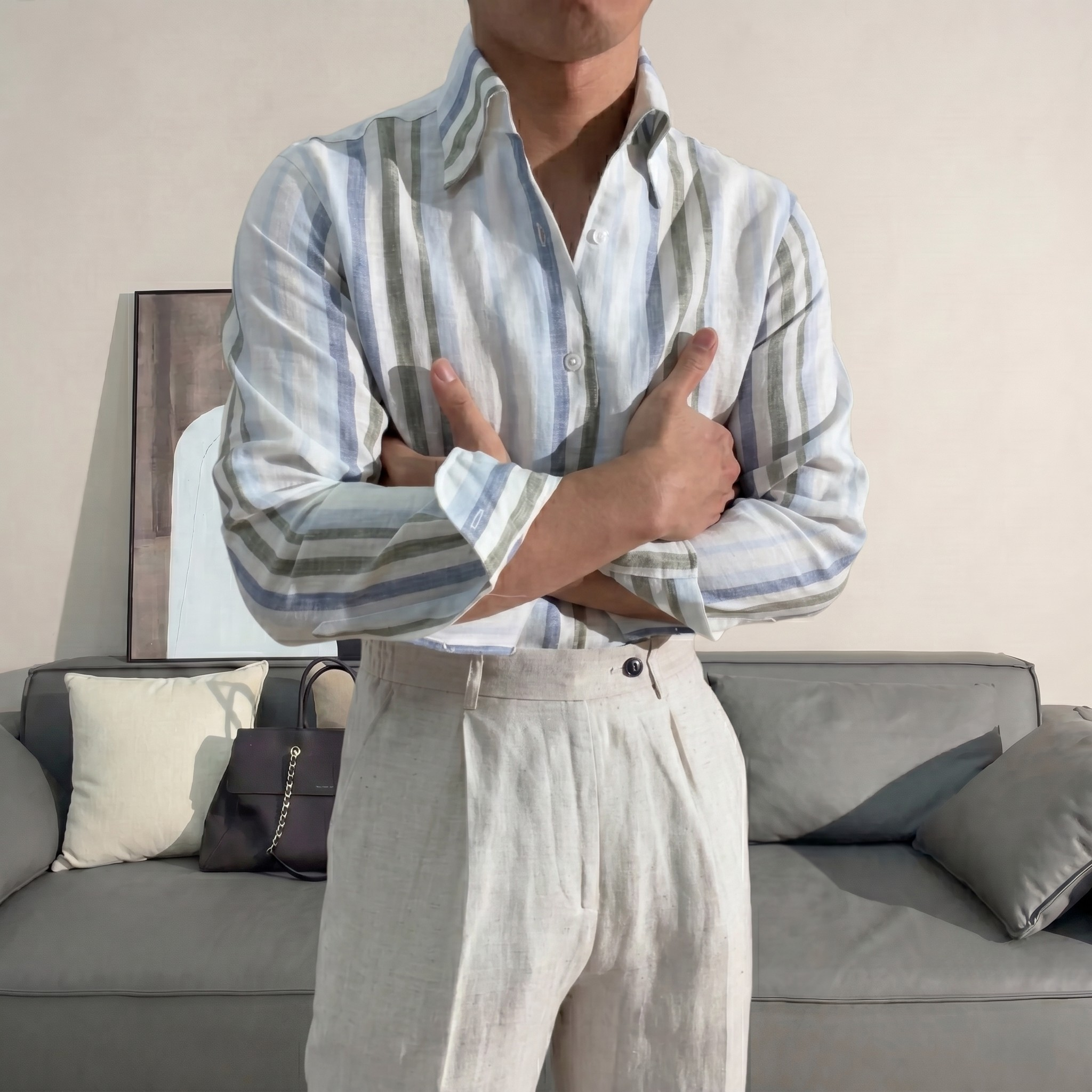 Camisa de lino Monterey Set