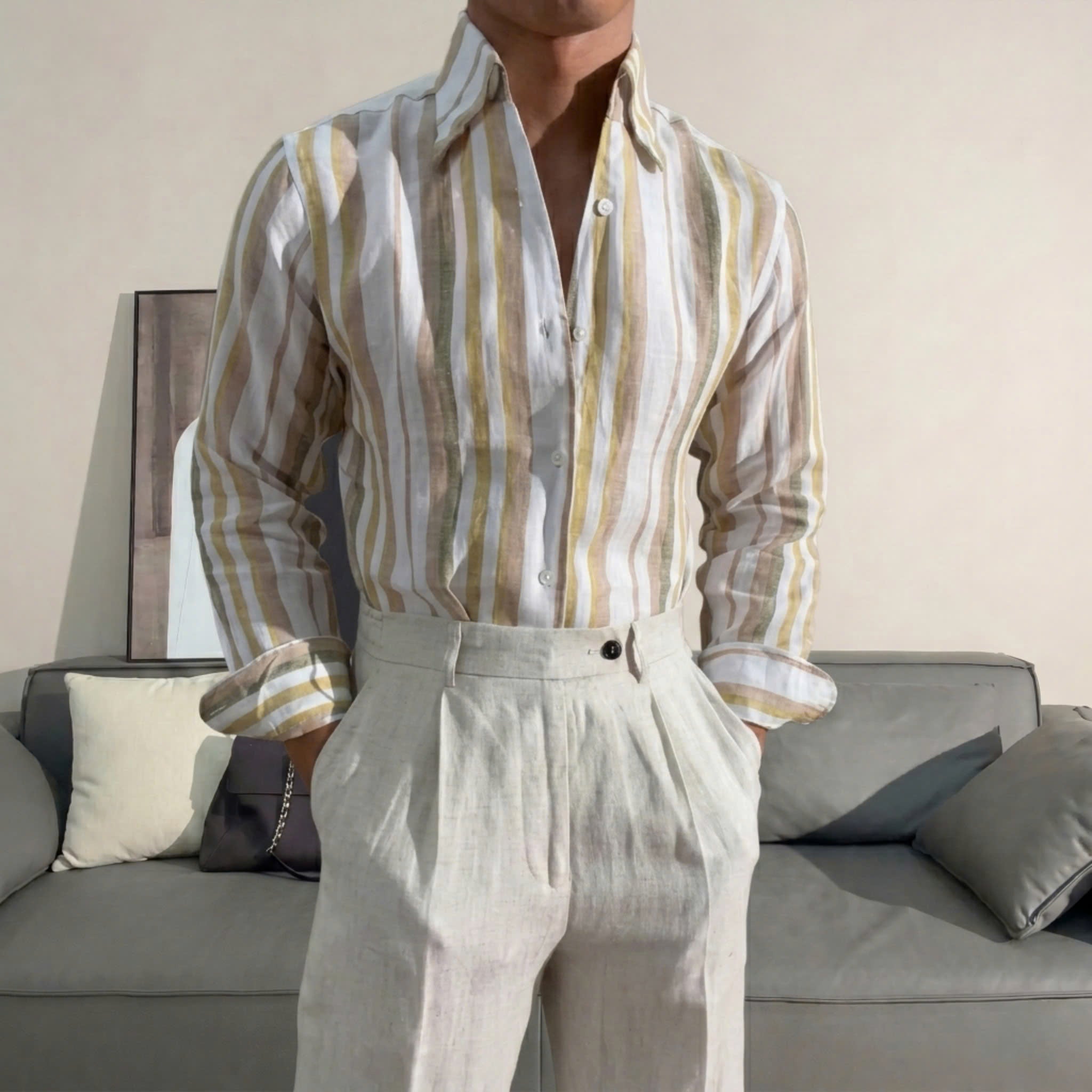 Camisa de lino Monterey Set