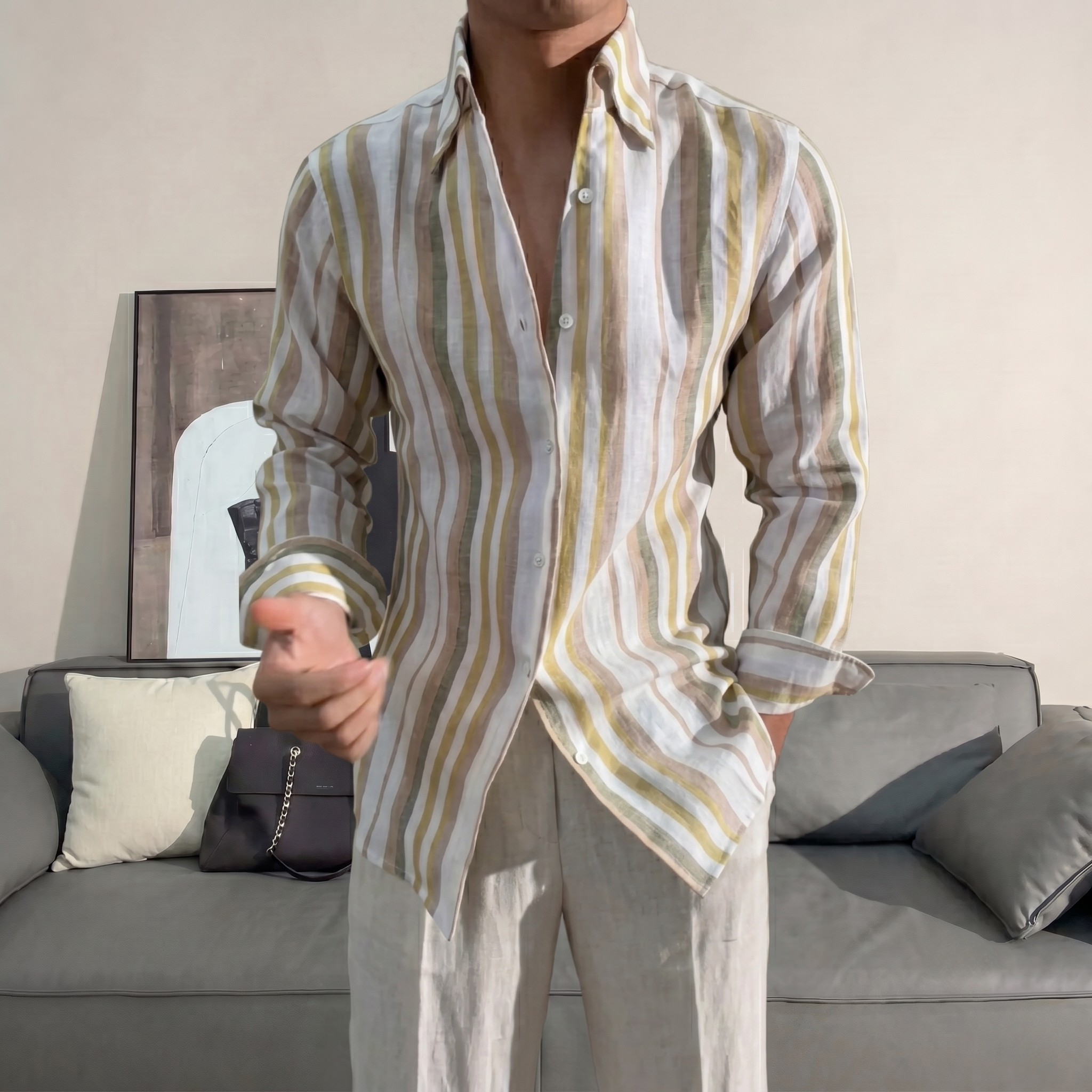Camisa de lino Monterey Set