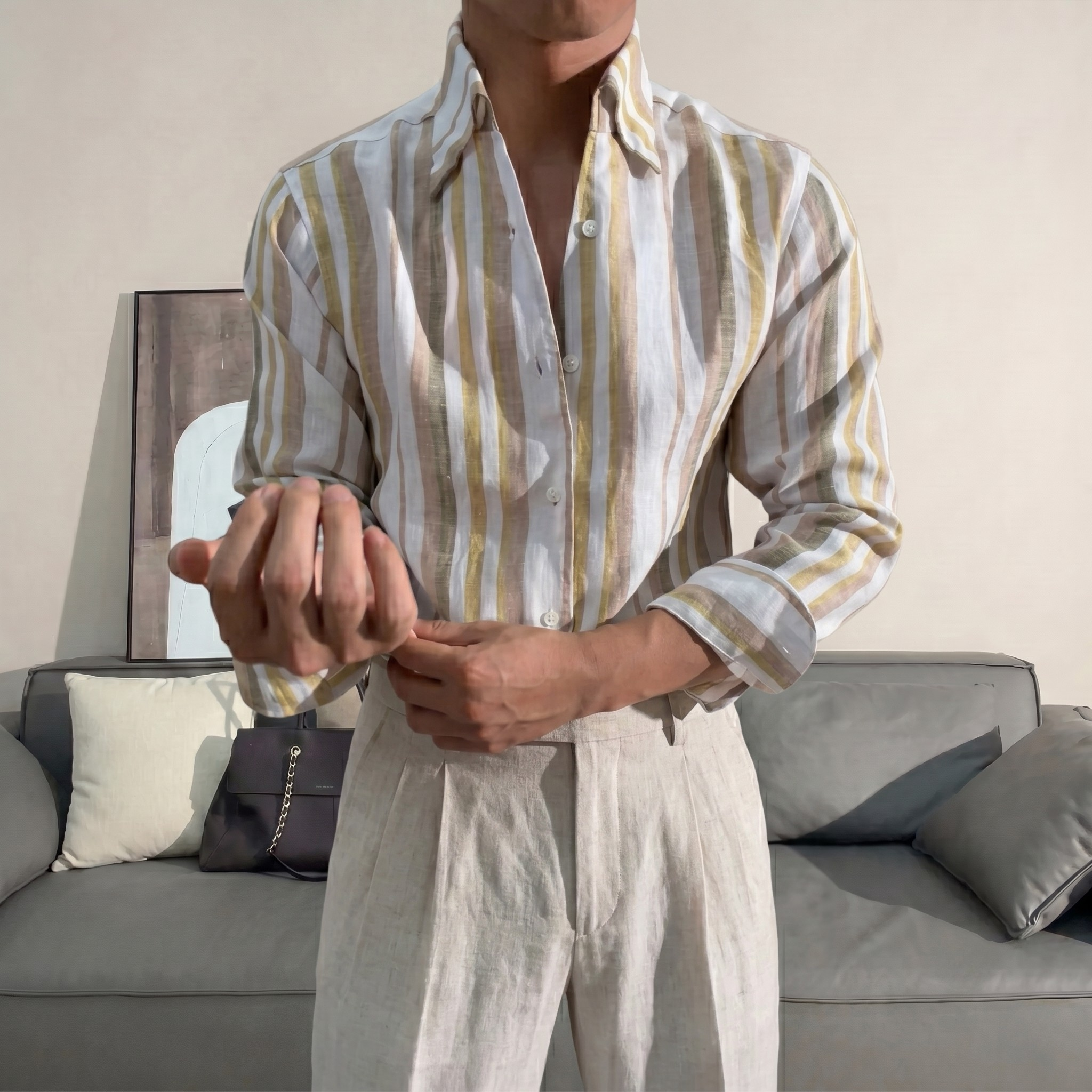 Camisa de lino Monterey Set