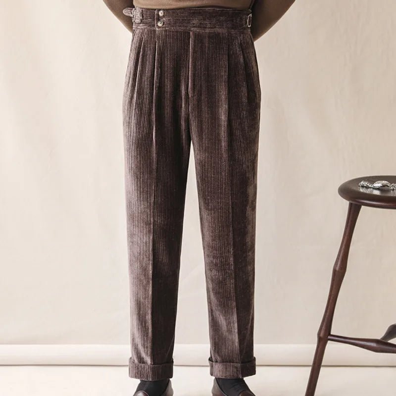 Italian ejecutivo corduroy trousers