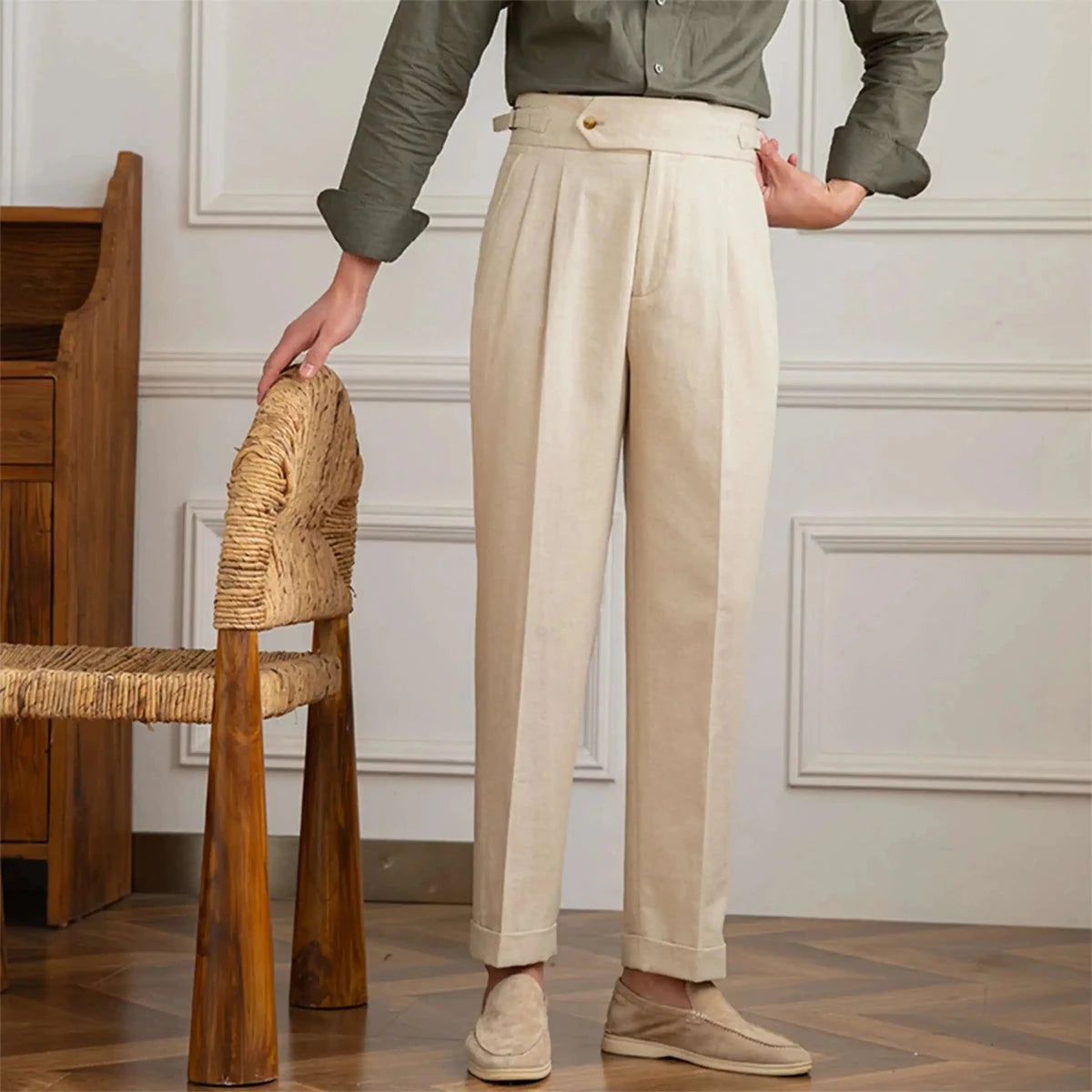 Italian elegant dress trousers