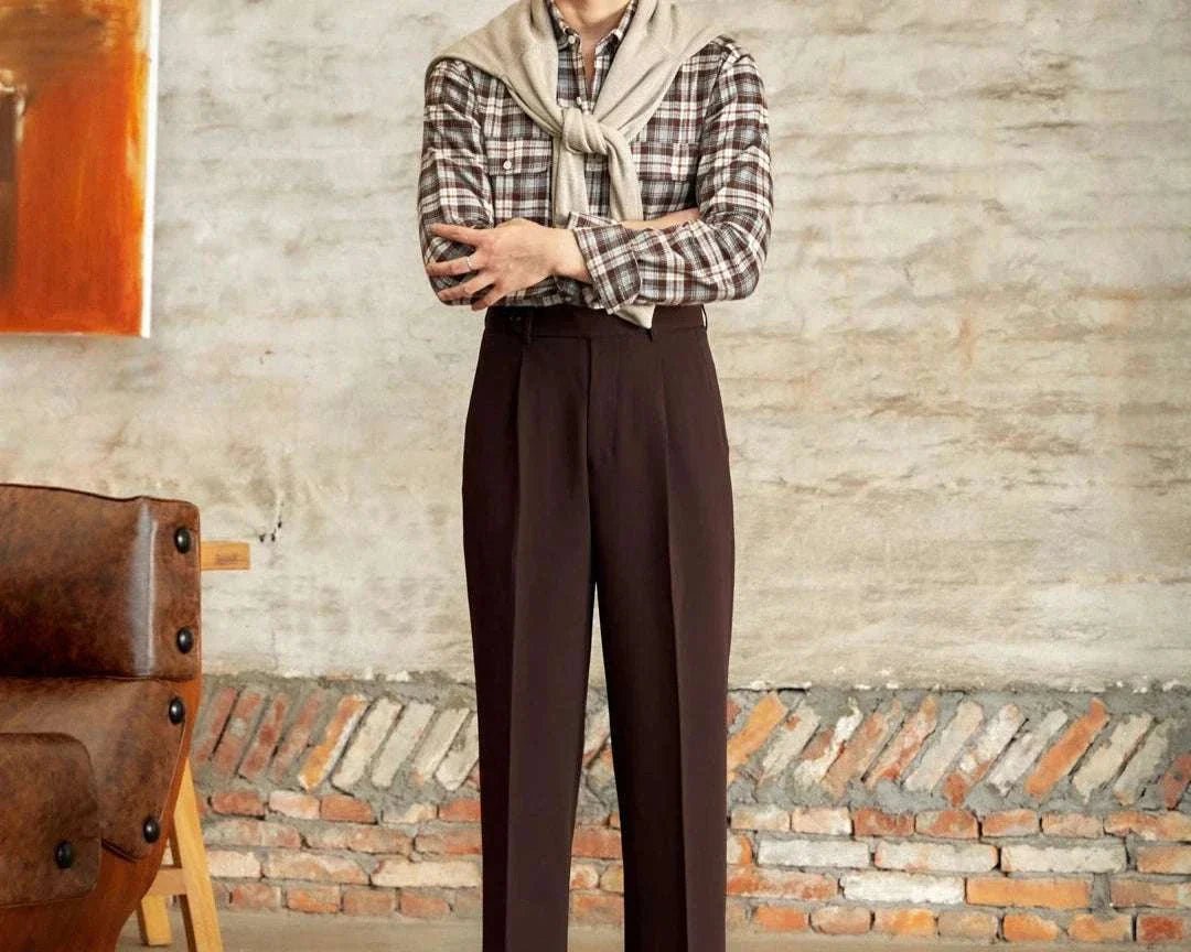 Pantalón Italian straight style elegant