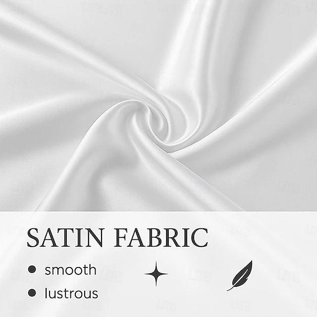 Camisa Satin Luxe de manga larga con botones para hombre