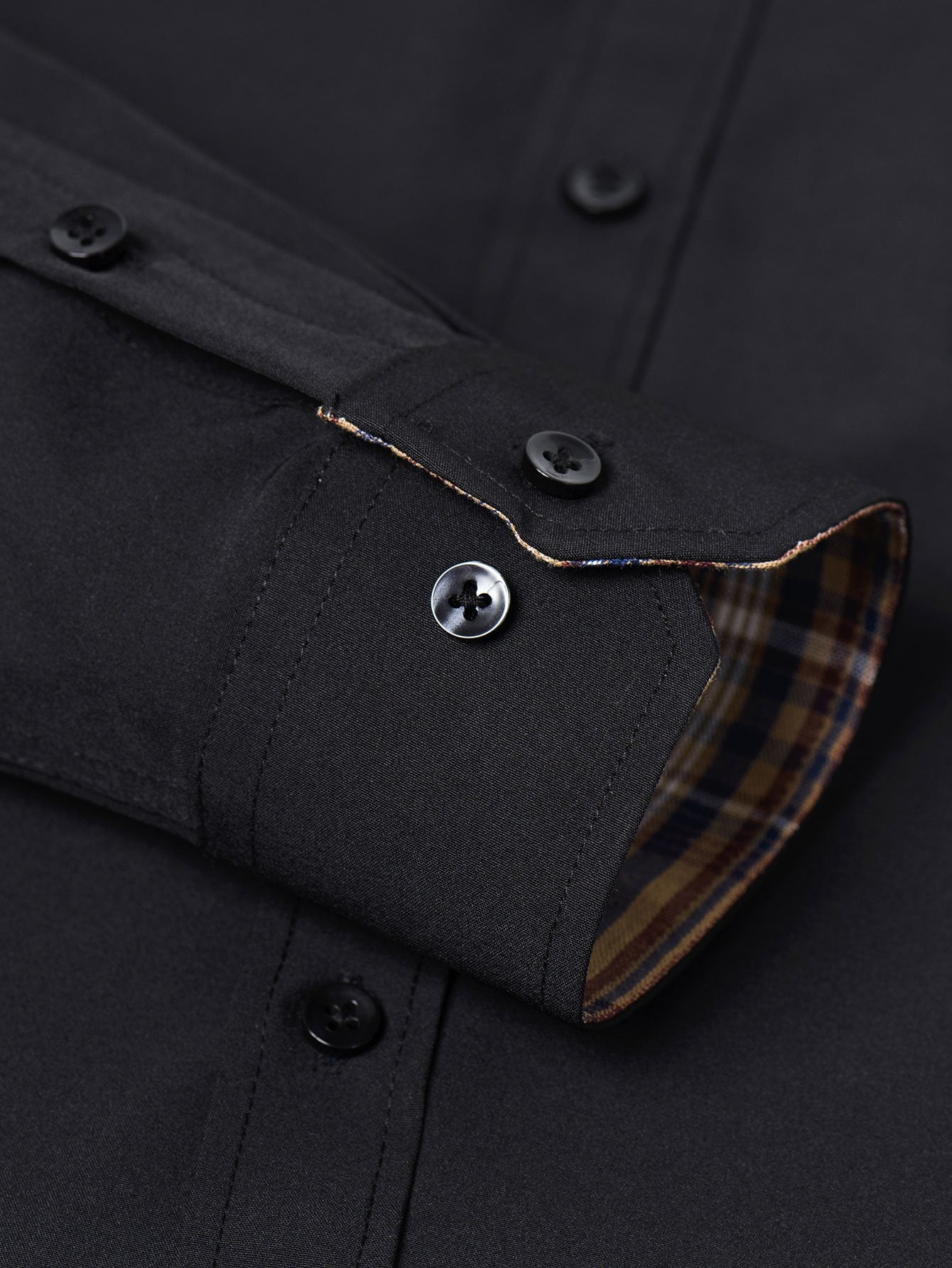 Camisa a cuadros Panel Button Up