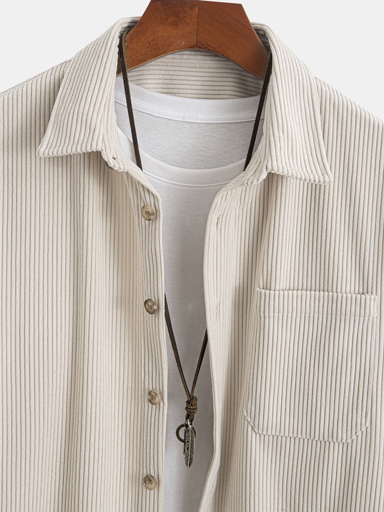 Camisa Corduroy Button Up