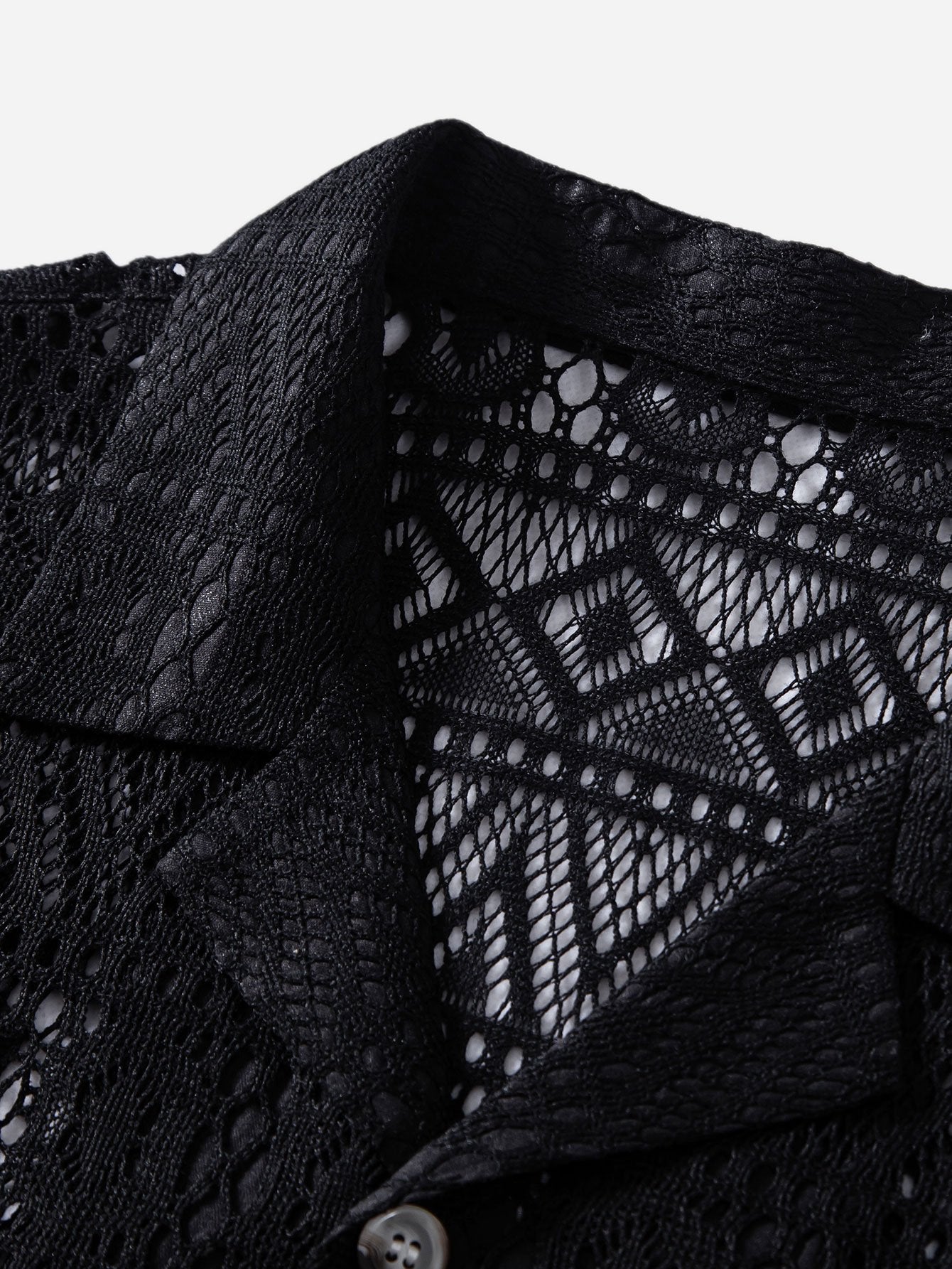 Camisa de manga corta Geometry Textured Cuban