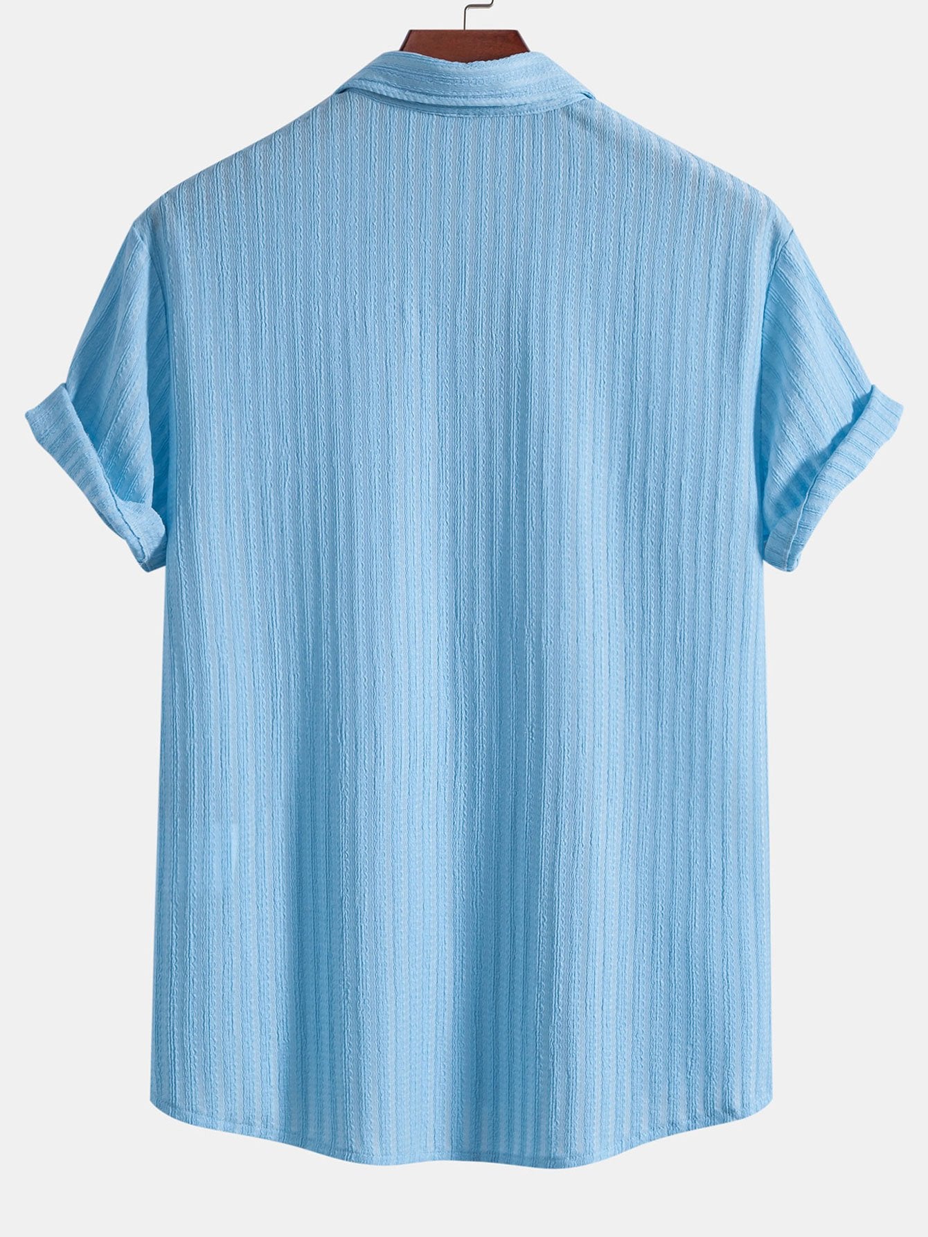 Camisa rayas Jacquard Button Up