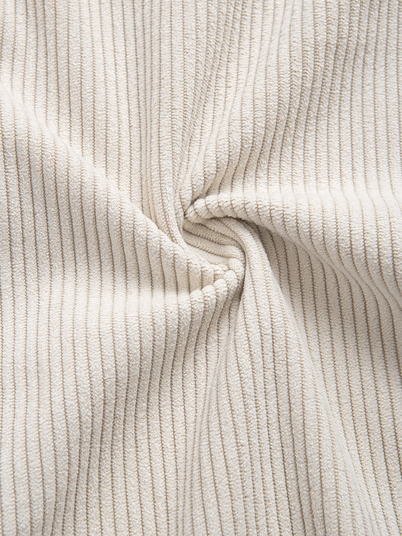 Camisa Corduroy Stand Collar