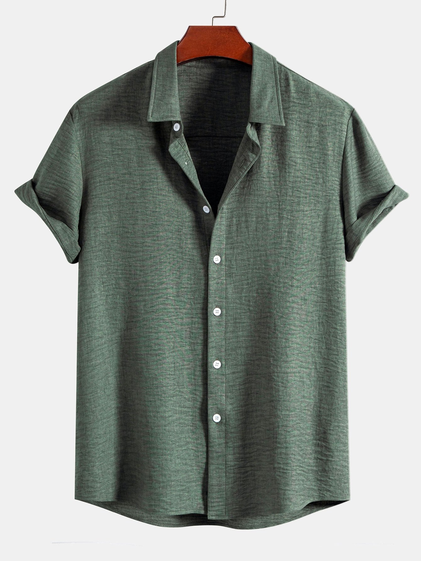 Camisa Textured Button Up