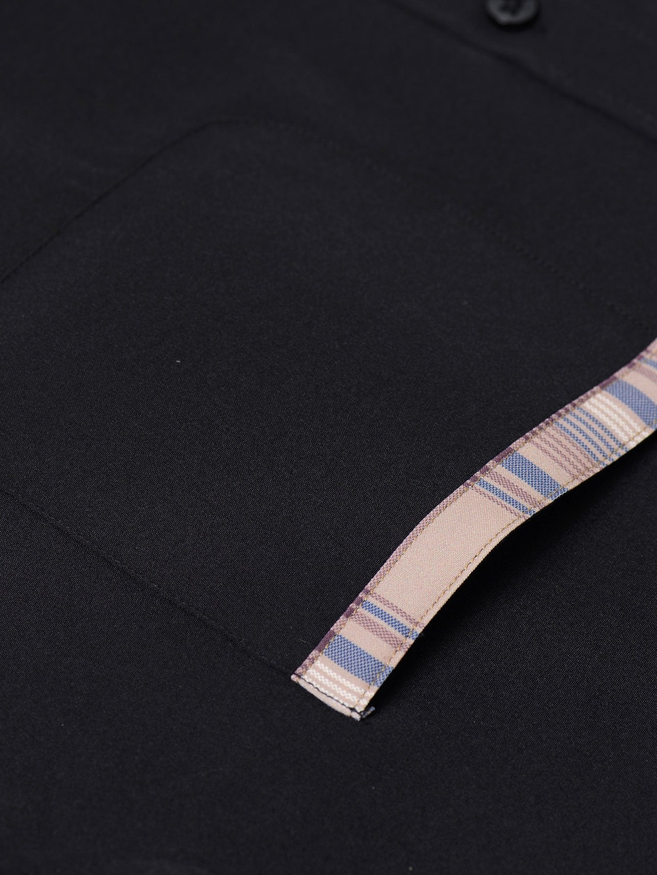 Camisa a cuadros Panel Button Up