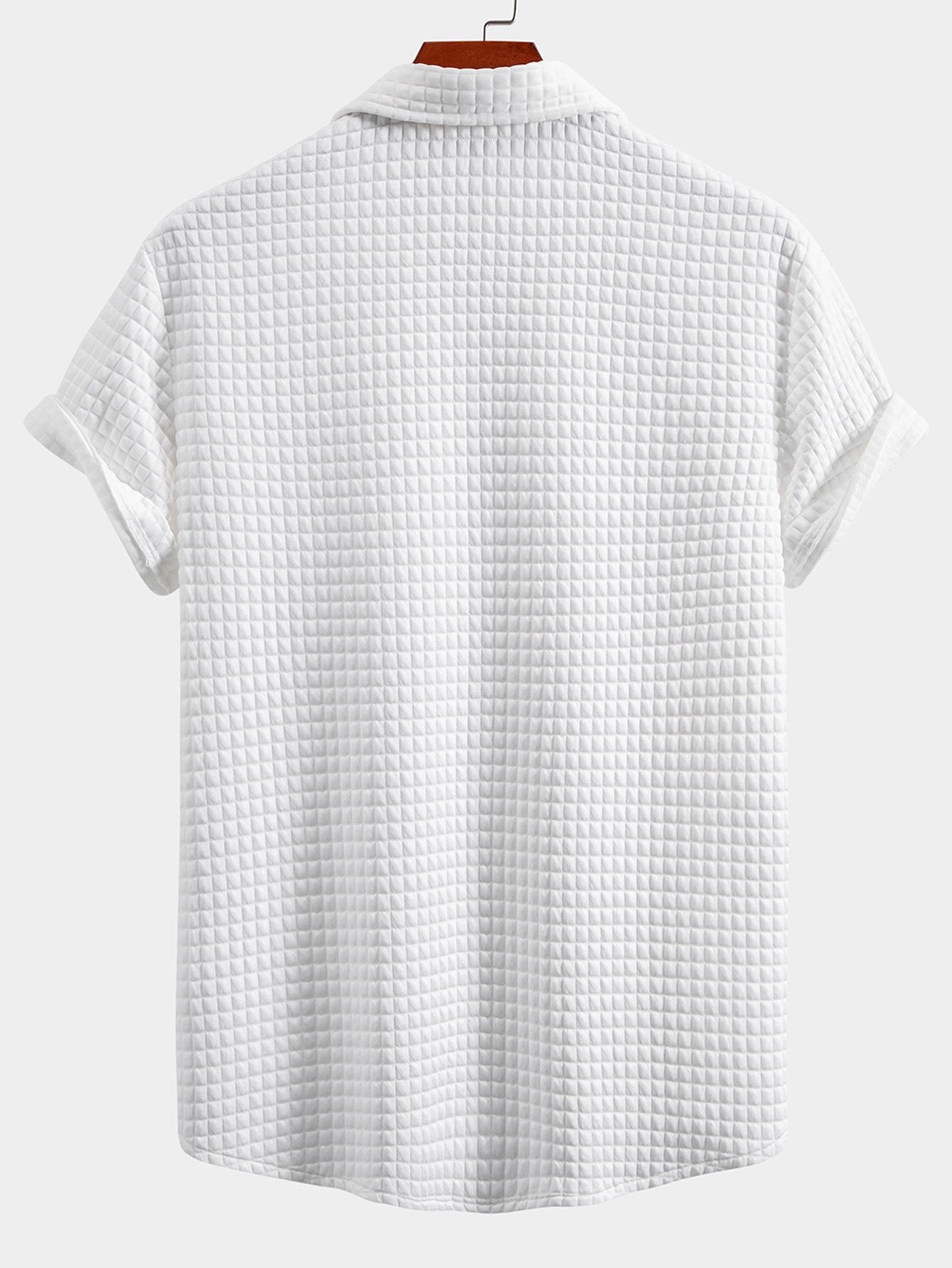 Camisa de manga corta Waffle