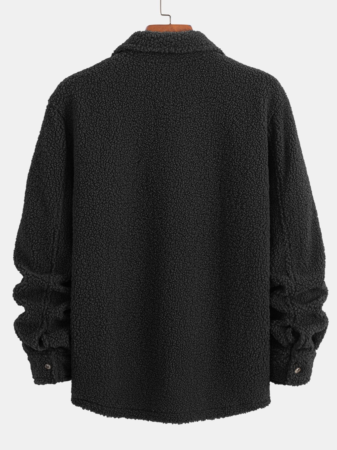 Camisa Teddy Fleece Button Up