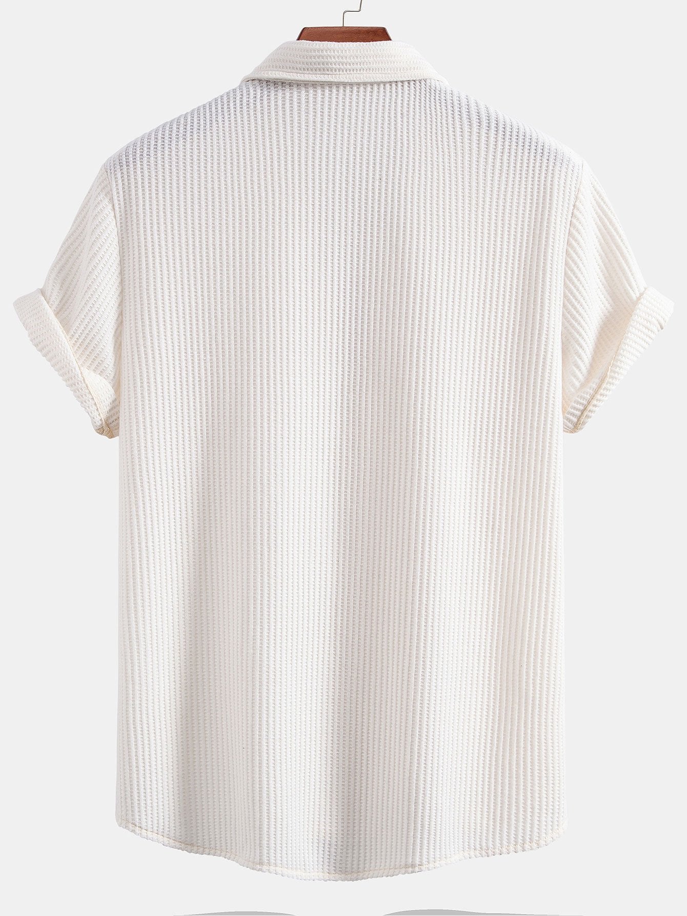 Camisa Waffle Button Up